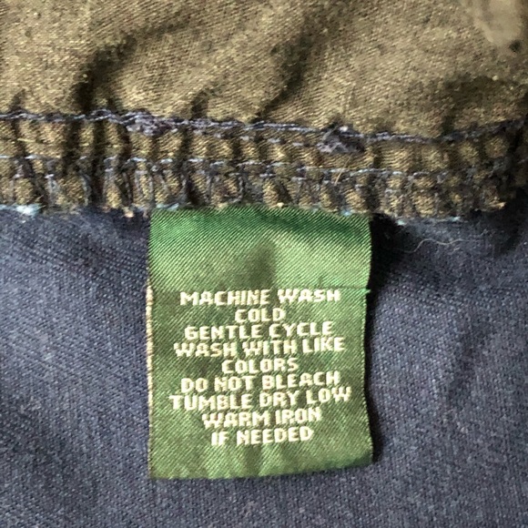 Lauren Ralph Lauren Shorts Womens 16 Navy Blue Flat Front Zip Button Closure - Picture 10 of 11